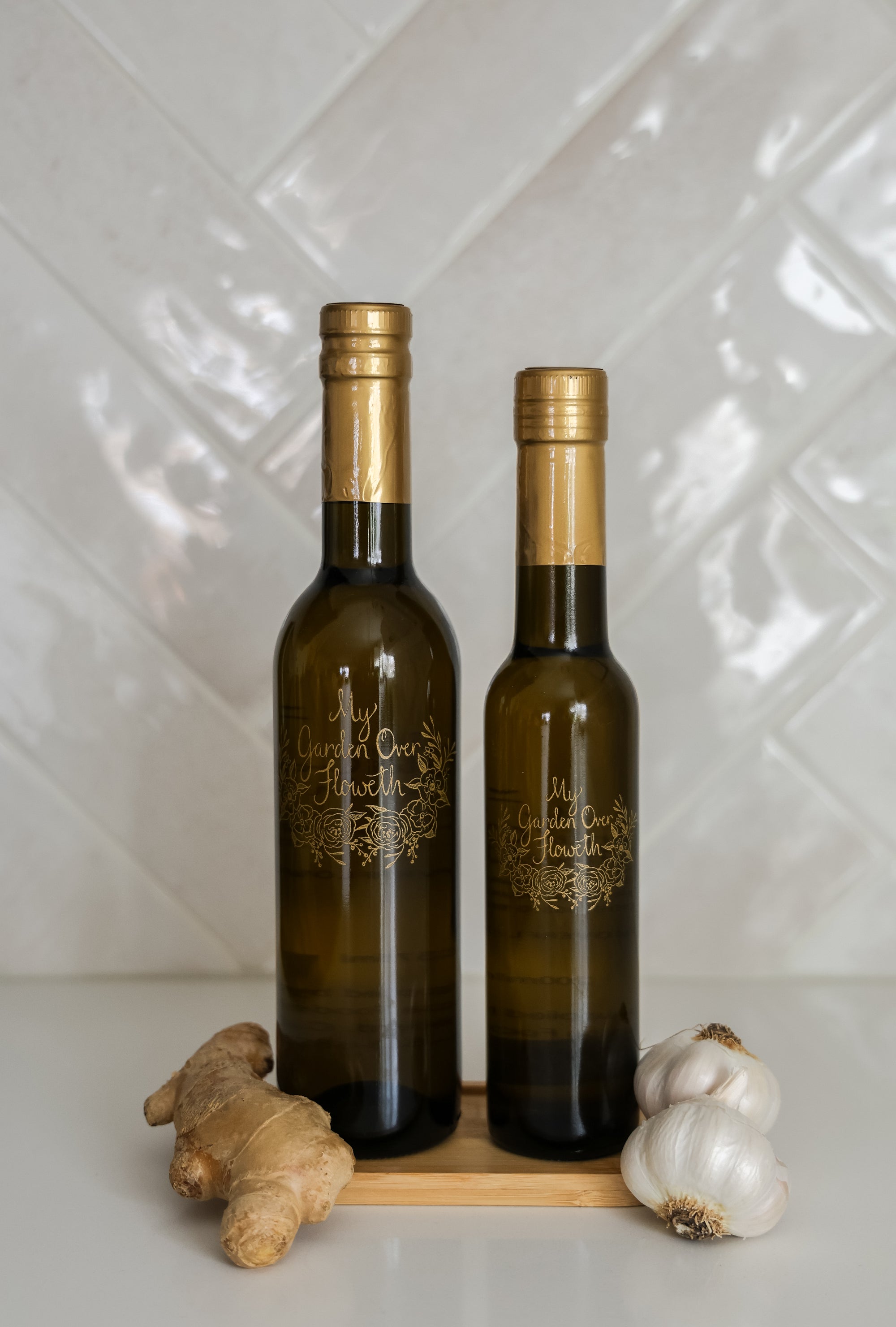 Ginger & Black Garlic Infused Olive Oil